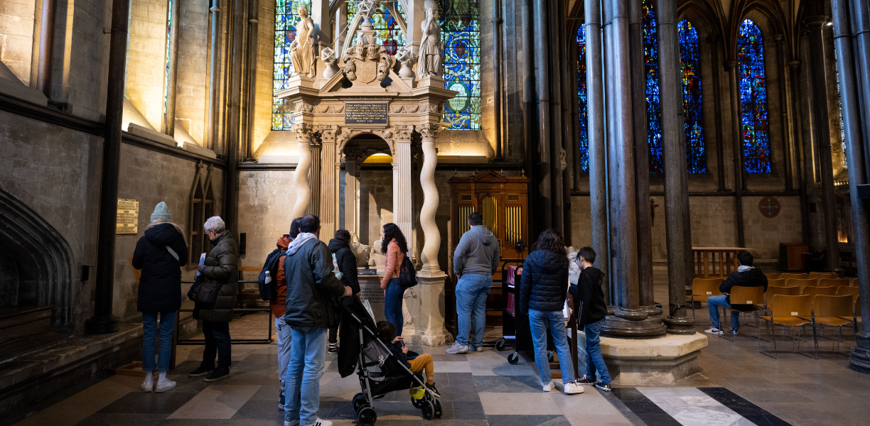 Salisbury Cathedral Stroller Credit: Finnbarr Webster